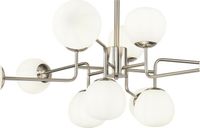 Люстра Maytoni Modern Erich MOD221-PL-12-N Белая Никель — фото 2, Люстры