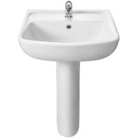 Товар: Раковина Santek Лонги 55 1WH501755 Белая - фото 4 Раковина Santek Лонги 55 1WH501755 Белая — фото 4, Раковины