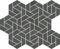 Керамическая мозаика Italon Metropolis Imperial Black Mosaico Icon 620110000158 28,6х34,7 см — фото 1, Керамогранит