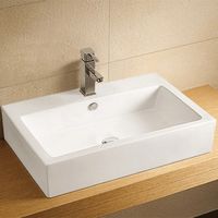 Раковина WeltWasser Elbach 2003 70 10000003922 Белый глянец — фото 1, Раковины накладные