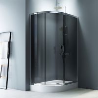 Душевой уголок AM.PM Like Solo Slide 120х80 W83G-302U120CG64 профиль Хром матовый стекло тонированное — фото 2, Душевые уголки