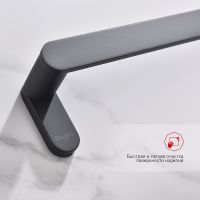 Товар: Полотенцедержатель Raglo R300.01.06 Черный матовый - фото 4 Полотенцедержатель Raglo R300.01.06 Черный матовый — фото 4, Полотенцедержатели