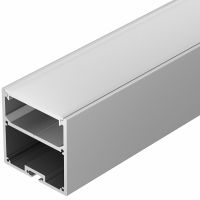 Профиль алюминиевый Arlight 020467 накладной/подвесной Серебристый — фото 1, Профили для светодиодных лент