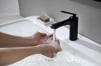 Товар: Смеситель для раковины Orans K-1098 1098k00 Черный - фото 5 Смеситель для раковины Orans K-1098 1098k00 Черный — фото 5, Смесители для раковины