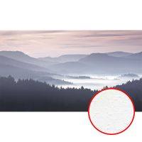 Фреска Ortograf Горы 33607 Фактура бархат FX Флизелин (4,7*2,7) Черный/Розовый, Горы/Деревья — фото 1, Фрески