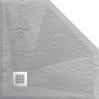 Товар: Душевой поддон из искусственного камня Vincea 100х100 VST-4SP1010G Серый - фото 2 Душевой поддон из искусственного камня Vincea 100х100 VST-4SP1010G Серый — фото 2, Душевые поддоны