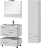 Зеркальный шкаф Aquanet Верона 75 175381 L Белый — фото 4, Мебель для ванной