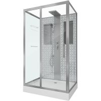 Душевая кабина Niagara Luxe NG-7711WBK 120x90 без гидромассажа — фото 1, Душевые кабины