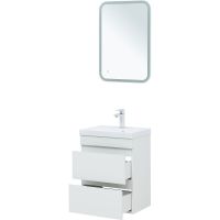 Товар: Тумба под раковину Aquanet Нота New 50 335416 подвесная Белый глянец - фото 9 Тумба под раковину Aquanet Нота New 50 335416 подвесная Белый глянец — фото 9, Мебель для ванной