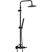 Товар: Душевая система Damixa Scandinavian Pure 936710300 Черная матовая - фото 1 Душевая система Damixa Scandinavian Pure 936710300 Черная матовая — фото 1, Душевые стойки