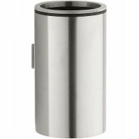 Стакан для зубных щеток Boheme Uno 10974-NB Никель брашированный — фото 1, Мыльницы