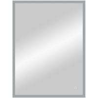 Зеркало Континент Solid 600х800 ЗЛП620 с подсветкой Серебро с сенсорным выключателем — фото 2, Зеркала в ванную комнату