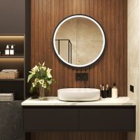 Зеркало Bond Circle 80x80 M60ZE-8080 с подсветкой с бесконтактным выключателем — фото 4, Мебель для ванной