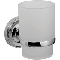 Стакан для зубных щеток AM.PM Bourgeois A6534300 Хром Белый — фото 1, Стаканы для зубных щеток