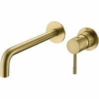 Смеситель для раковины Boheme Uno 465-MG Золото матовое — фото 1, Смесители