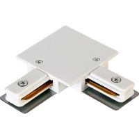 Соединитель L-образный Crystal Lux CLT 0.2211 03 WH Белый — фото 1, Комплектующие для освещения