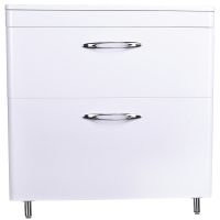 Тумба под раковину Style Line Каре 80 СС-00002267 Люкс Plus Белый — фото 1, Тумбы под раковину