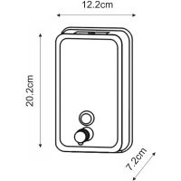 Товар: Диспенсер жидкого мыла WasserKRAFT K-10099 Хром матовый - фото 4 Диспенсер жидкого мыла WasserKRAFT K-10099 Хром матовый — фото 4, Диспенсеры для жидкого мыла