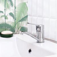 Смеситель для раковины Ростовская Мануфактура Сантехники Boou B8282-14A Хром — фото 2, Смесители