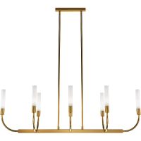 Подвесной светильник Maytoni Modern Deja Vu MOD423CL-08C Белый Латунь — фото 1, Подвесные светильники