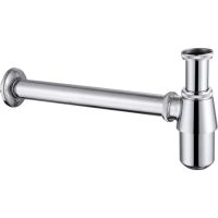 Сифон для раковины Abber AF0032 Хром — фото 1, Сифоны для раковины