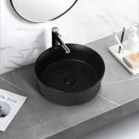 Раковина-чаша Abber Bequem 40 AC2103MB Черная матовая — фото 3, Раковины накладные