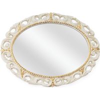 Зеркало Migliore CDB 90 ML.COM-70.724.AV.DO Слоновая кость Золото — фото 1, Зеркала в ванную комнату