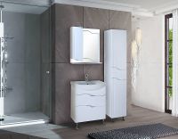 Шкаф пенал Onika Веронэлла 35.11 403563 Белый — фото 2, Мебель для ванной