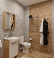 Товар: Зеркальный шкаф DIWO Углич 50 UGL.Z.50/P/M Светлое дерево - фото 4 Зеркальный шкаф DIWO Углич 50 UGL.Z.50/P/M Светлое дерево — фото 4, Мебель для ванной