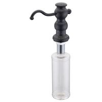 Дозатор для жидкого мыла ZorG ZR-25 ЧЕРНЫЙМЕТАЛЛ Черный — фото 1, Дозаторы для кухонных моек