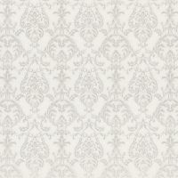 Обои Fipar Amalfi R 23416 Винил на флизелине (1,06*10,05) Белый/Бежевый/Серебряный, Дамаск — фото 1, Обои для стен