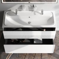 Тумба под раковину AM.PM Func 120 M8FFUX1202WM подвесная Белая матовая — фото 8, Мебель для ванной