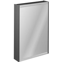 Зеркальный шкаф STWORKI Кронборг 55 1A261802KB820 Черный Серый — фото 2, Зеркальные шкафы в ванную