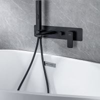 Смеситель для ванны Allen Brau Infinity 5.21007-31 Черный матовый — фото 12, Смесители