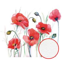 Фреска Ortograf Цветы 4836 Фактура бархат FX Флизелин (3,2*2,7) Белый/Разноцветный, Цветы/Живопись — фото 1, Фрески