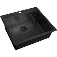 Кухонная мойка ZorG Light Grafit ZL R 590510 GRAFIT Графит — фото 1, Кухонные мойки