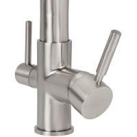 Товар: Смеситель для кухни Viko V-5605 Серебро Черный - фото 4 Смеситель для кухни Viko V-5605 Серебро Черный — фото 4, Смесители