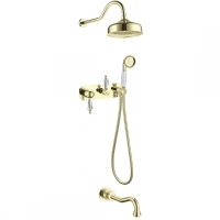 Душевая система Boheme Imperiale Ripresa 328 Золото — фото 1, Душевое оборудование. Душевая программа