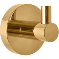 Крючок Rav Slezak Colorado COA0100ZK Золотистый крацованный — фото 1, Крючки для полотенец