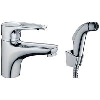 Смеситель для раковины Frap H68 с гигиеническим душем Хром арт-F1268 — фото 1, Смесители для раковины