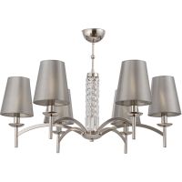 Люстра Maytoni Modern Krona MOD076PL-06N Серая Никель — фото 1, Люстры