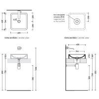 Товар: Раковина-чаша Flaminia Nile 40 NL40A Белая - фото 4 Раковина-чаша Flaminia Nile 40 NL40A Белая — фото 4, Раковины