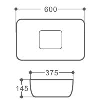 Раковина-чаша Orange 60 B07-600W Белая глянцевая — фото 8, Раковины