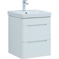 Товар: Тумба под раковину Aquanet София 50 274171 подвесная Белый глянец - фото 2 Тумба под раковину Aquanet София 50 274171 подвесная Белый глянец — фото 2, Мебель для ванной