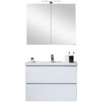 Зеркальный шкаф Orans BC-4023W 60 4023600W с подсветкой Белый глянец — фото 4, Зеркальные шкафы в ванную