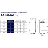 Товар: Водонагреватель накопительный Electrolux AXIOmatic Slim EWH 30 НС-1007008 Белый - фото 9 Водонагреватель накопительный Electrolux AXIOmatic Slim EWH 30 НС-1007008 Белый — фото 9, Водонагреватели