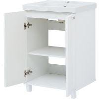 Товар: Тумба под раковину Aquanet Амели 60 261989 Белая матовая - фото 4 Тумба под раковину Aquanet Амели 60 261989 Белая матовая — фото 4, Мебель для ванной