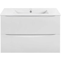 Тумба под раковину Vincea Mia Slim 80 VMC-2MC800S1GW подвесная G.White — фото 1, Тумбы под раковину