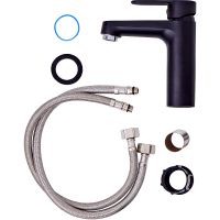 Товар: Смеситель для раковины Orange OneLife P07-021b Черный матовый - фото 5 Смеситель для раковины Orange OneLife P07-021b Черный матовый — фото 5, Смесители для раковины