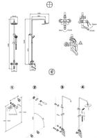 Душевая система Bravat Eco F6111147C-A-RUS Хром — фото 6, Душевые стойки